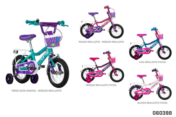 Bicicleta Infantil Niña 12" Fairy GW